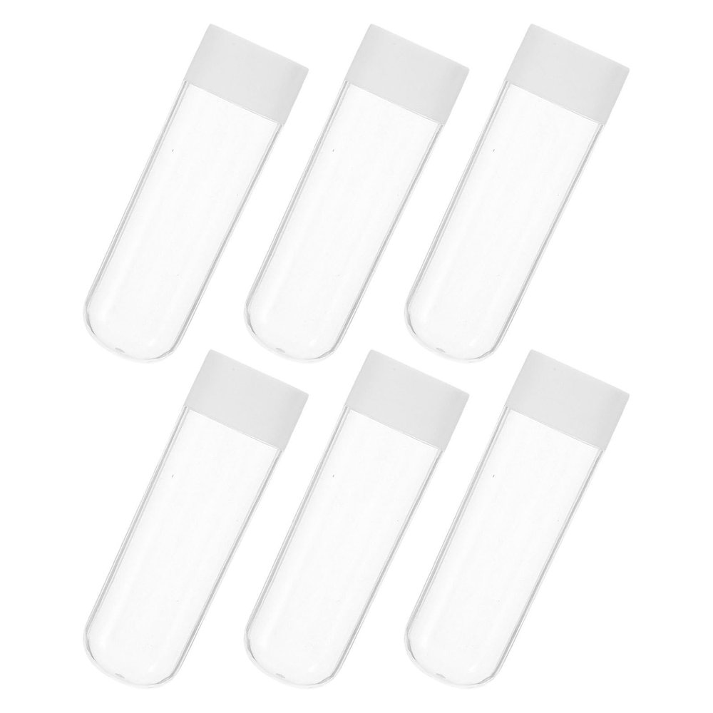PartyKindom 6pcs Toothbrush Head Covers Travel Case with Upright Structure and Raised Sides, Portable Protective Toothbrush Holder for Frequent Daily Use and Shared Bathroom Spaces
