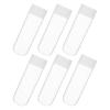 PartyKindom 6pcs Toothbrush Head Covers Travel Case with Upright Structure and Raised Sides, Portable Protective Toothbrush Holder for Frequent Daily Use and Shared Bathroom Spaces view 1