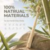 Lucky21chong Bamboo Toothbrush, Natural Firm Boar Bristle Toothbrush, 100% Biodegradable Eco-Friendly Oral Care Toothbrushes view 2
