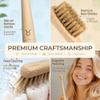 Lucky21chong Bamboo Toothbrush, Natural Firm Boar Bristle Toothbrush, 100% Biodegradable Eco-Friendly Oral Care Toothbrushes view 3