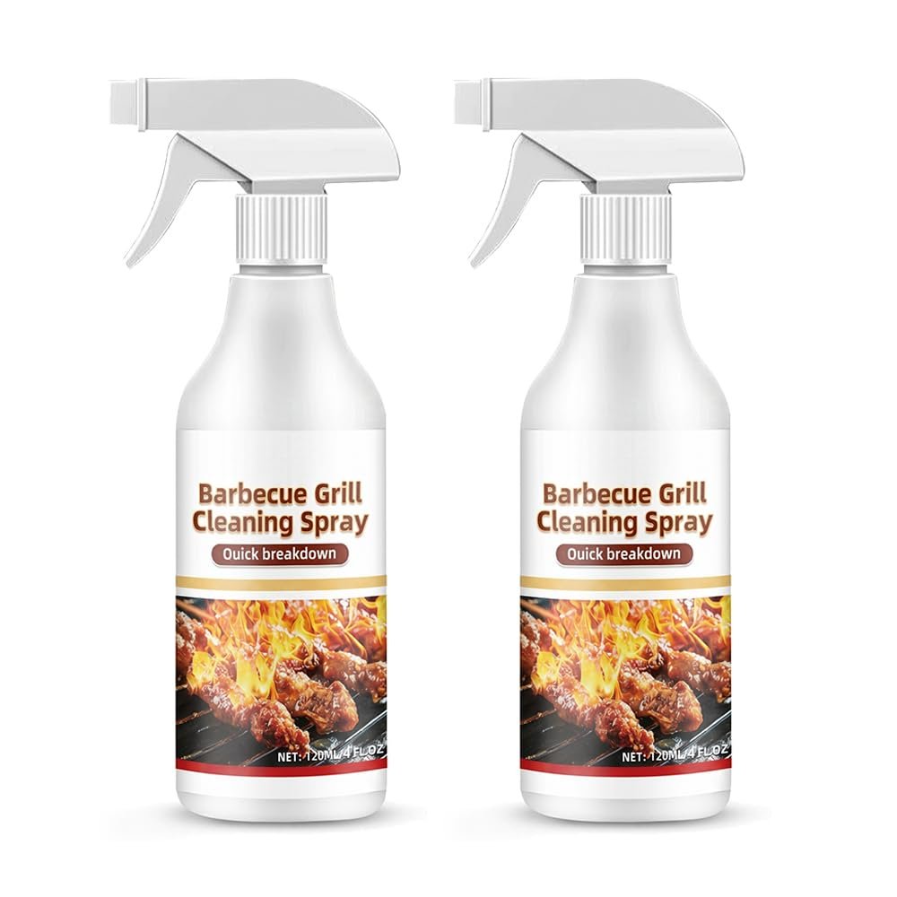 Grill Degreaser Spray, BBQ Cleaner for Grills Oven, 240ml / 8.12 fl.oz