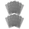 AURARMLET 8pcs Interlocking Non-Slip Drainage Floor Tiles 12x12 Inches TPE Modular Shower Mat with Dense Raised Pattern and Drain Holes, Cuttable for Sauna and Wet Area Transitions view 1