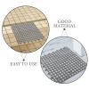 AURARMLET 8pcs Interlocking Non-Slip Drainage Floor Tiles 12x12 Inches TPE Modular Shower Mat with Dense Raised Pattern and Drain Holes, Cuttable for Sauna and Wet Area Transitions view 3
