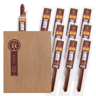 Renegade Foods Vegan Salami Sticks | 10 Pack | Smoky Soppressata