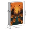 Halloween Orange Metal Lighter Case Sleeve Cover Holder view 2