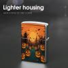Halloween Orange Metal Lighter Case Sleeve Cover Holder view 4