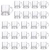 24 Pcs Mini Plastic Beer Mugs, 2 oz Small Shot Glasses with Handles, Clear Beer Tasting Glasses for Beer, Whiskey, Juice Cups for Party, Wedding view 4