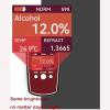 Vdniduir Handheld Red Wine Concentration Meter, Digital Red Wine Detecto,Sample Quantity 0.2-0.3mL, for Red Wine Lovers view 3