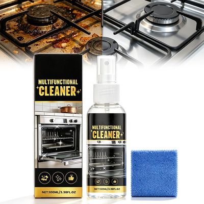Greasekiller Spray, Grill Cleaner & Heavy Duty Degreaser Spray, for Grill,Kitchen Degreaser, Effectively Removes Grease for BBQ Grate,Grill Lid,Stovetop,Oven,Range Hood
