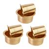 Brass Coffee Dabara Set with Tumbler | Traditional Kumbakonam Coffee Cup & Dawara for Filter Coffee & Tea | Matt Finish | 120 ml | Pack of 3 view 1