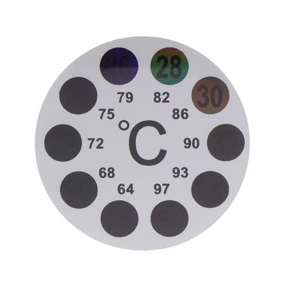 Aquarium Thermometer Sticker Brewing Thermometer Label Adhesive Temperature Stickers for Storage for Tank Fish for Tank Aquarium Heater Light Thermometers Gravel Pump Sand Decorations