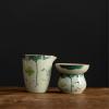 Hand-painted porcelain cracked glaze fair mug household fresh Kung Fu tea set-[violet] fair mug view 4