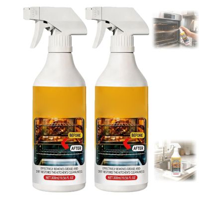 300ml/10.56fl.Oz Greasekiller Spray, Grease Killer for Grill, Greasekiller Spray Grill Cleaner, Heavy Duty Degreaser, Multi-use for Grills, Oven, Air Fryer