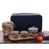 Outdoor integrated one pot and two cups household fresh Kung Fu tea set-Magnolia Magpie view 3