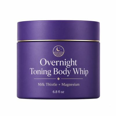 Overnight Toning Body Whip, Firming-Look Body Cream with Magnesium, 6.8 oz