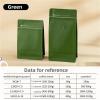 Coffee Bags With Valve 20Pcs Packaging 125g 250g 500g 1kg Orange Aluminium Foil Side Gusset Food Bean Bag view 2