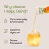 Happy Being Orange White Tea, Antioxidant Rich, Low Sugar, 12oz 4 Pack view 3