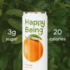 Happy Being Orange White Tea, Antioxidant Rich, Low Sugar, 12oz 4 Pack view 4