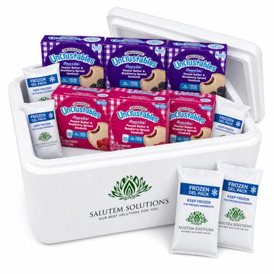 Uncrustables Peanut Butter & Raspberry Spread and Peanut Butter & Blackberry Spread Frozen Sandwiches, 2 oz Each, 24 Count