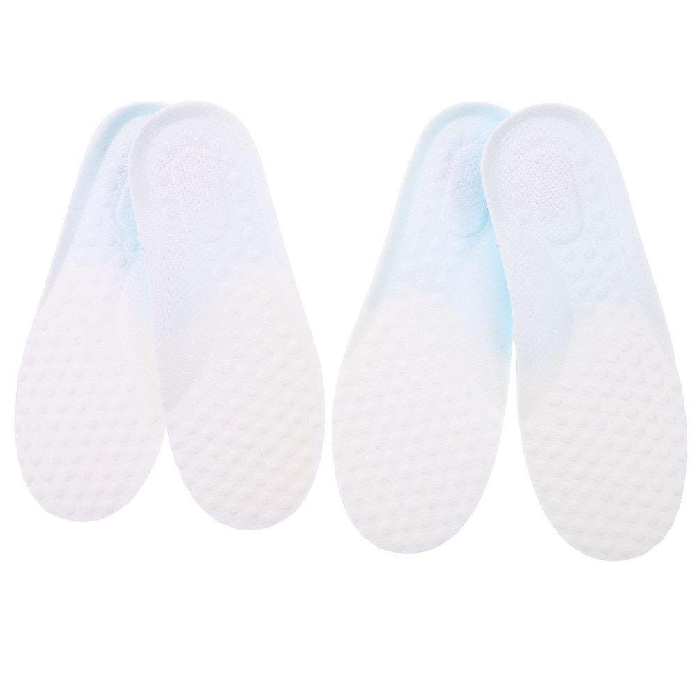 WRITWAA 8pcs Kids Shoe Insoles, Cushion Foam Inserts Inserts for Sneakers, Athletic Shoes and Training Footwear, Sweat Absorbing & Breathable 22-23/24-25