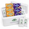 Smucker's Uncrustables Frozen Sandwich Variety Pack, Peanut Butter & Honey Spread and Whole Wheat Peanut Butter & Grape Jelly, 24 Count view 1
