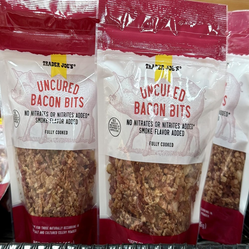 Trader Joe's Uncured Bacon Bits, Fully Cooked, 85g