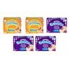 Smucker's Uncrustables Frozen Sandwich Variety Pack, Peanut Butter & Apple Cinnamon Jelly 12g Protein and Peanut Butter & Grape Jelly, 24 Count view 1