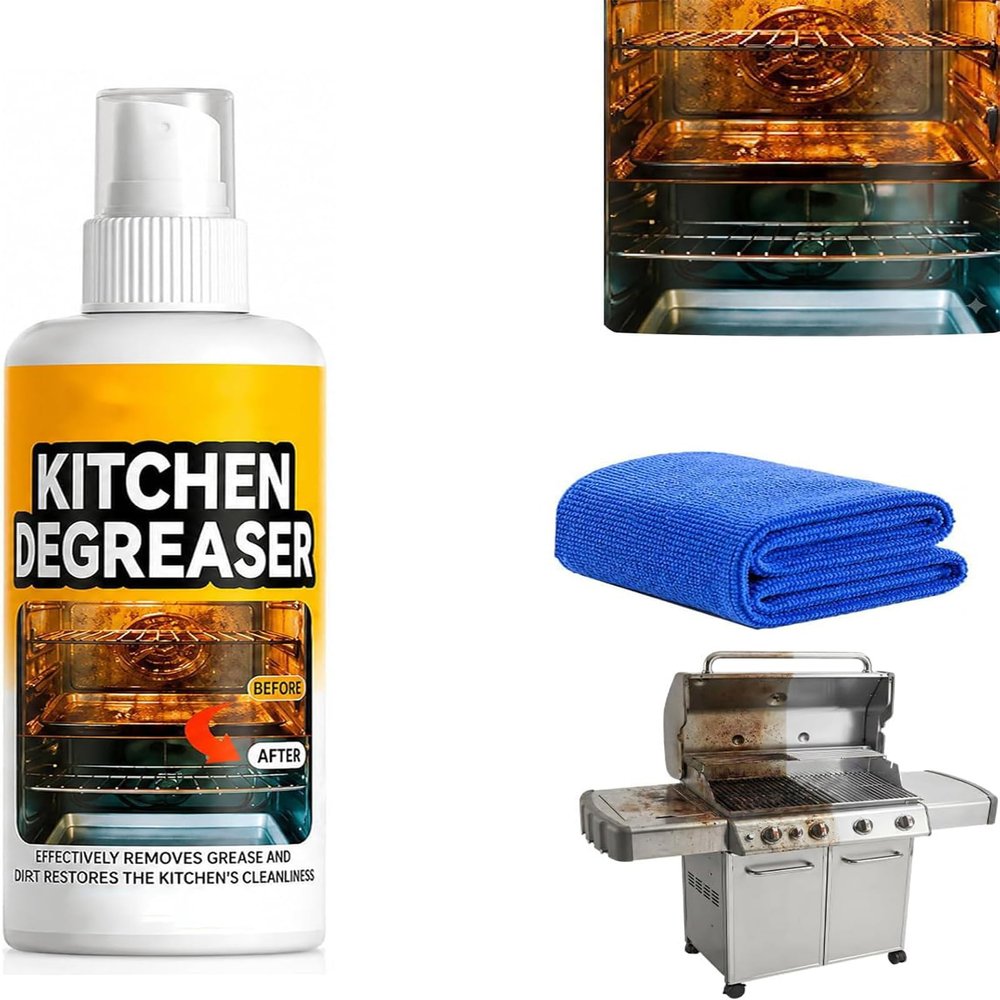 GreaseKiller Spray BBQ Grill Cleaner, Kitchen Degreaser