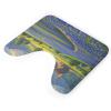 NLLZZ U-Shaped Toilet Rug Non-Slip Water Absorbent Memory Foam Bath Mat view 4