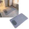 Bathroom Mat Foot Scrubber with Grooves for Foot Relaxation and Slip Shower Floor Mat view 2