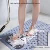 Bathroom Mat Foot Scrubber with Grooves for Foot Relaxation and Slip Shower Floor Mat view 4