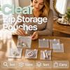 Self Sealing Zipper Medicine Bags,2026 Reusable Waterproof Pill Pouches Set for Travel,PVC Clear Small Plastic Bags for Pills Medicine Vitamins Small Items Daily Storage 20PCS view 2