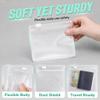 Self Sealing Zipper Medicine Bags,2026 Reusable Waterproof Pill Pouches Set for Travel,PVC Clear Small Plastic Bags for Pills Medicine Vitamins Small Items Daily Storage 20PCS view 4