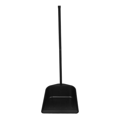 KAJNBN Heavy Duty Metal Upright Dustpan Easy Maintenance Iron Construction with Long Handle Resists Deformation, for Cleaning Debris and Pet Hair Indoors for Home and Commercial Use