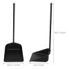 KAJNBN Heavy Duty Metal Upright Dustpan Easy Maintenance Iron Construction with Long Handle Resists Deformation, for Cleaning Debris and Pet Hair Indoors for Home and Commercial Use view 2