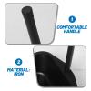 KAJNBN Heavy Duty Metal Upright Dustpan Easy Maintenance Iron Construction with Long Handle Resists Deformation, for Cleaning Debris and Pet Hair Indoors for Home and Commercial Use view 3
