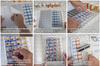 Qube 7-Day, 4-Pass (4-doses per Day) Large Multi-Med Disposable Blister Card Refill with 26 Cards & Blisters view 3