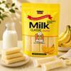 TRENZY GAHM Milk Classic Rice Crackers, Non-Fried Rice Snack, Individually Wrapped Crispy Lunch Box Snack, 8 Packs (Box, Banana) view 4