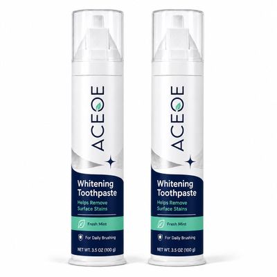 ACEOE Toothpaste Whitening with Probiotics for Daily Oral Care,Gum Protection & Fresh Breath2pcs