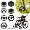 Replacement Wheelchair Wheels for Walkers 2pcs 5/6/7/8Inch Shopping Cart Wheels Anti Slip Replacement Travelling Trolley Caster Wear-resistant Solid Tire Wheel view 2