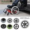 Replacement Wheelchair Wheels for Walkers 2pcs 5/6/7/8Inch Shopping Cart Wheels Anti Slip Replacement Travelling Trolley Caster Wear-resistant Solid Tire Wheel view 3