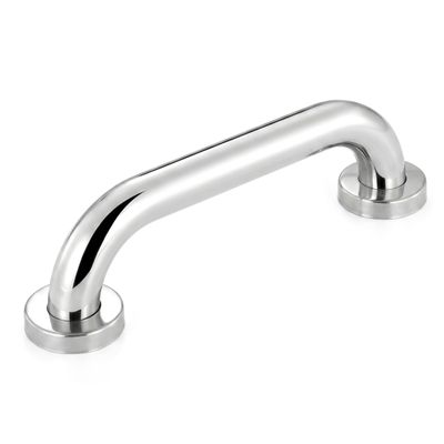 Shower Grab Bar, 11.81 Inch Length Metal Non-Slip Hand Rail for Kitchen, Bathroom, Garden, Balcony, Silver - Shower Grab Bar