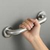 Shower Grab Bar, 11.81 Inch Length Metal Non-Slip Hand Rail for Kitchen, Bathroom, Garden, Balcony, Silver - Shower Grab Bar view 2