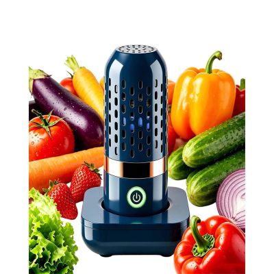 Fruit and Vegetable Purifier Cleaner with Oh-Ion Technology, Fruit and Vegetable Cleaner Machine for Fruits,Veggies,Meat,Rice and Utensils, (Blue)