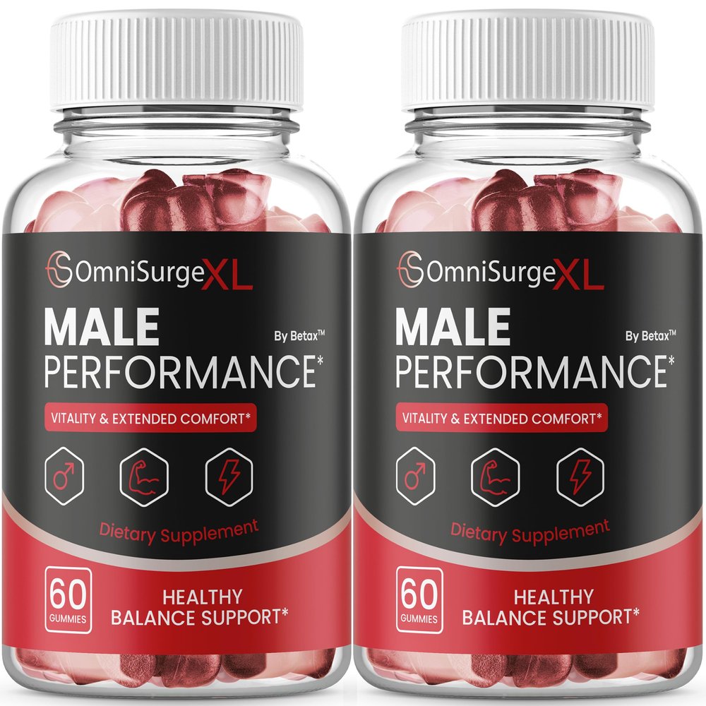 (2 Pack) OmniSurgeXL Gummies - Official OmniSurgeXL Gummys with All Natural Ingredients, Advanced Support Maximum Strength Daily Premium Formula for Wellness & Overall Health, 120 Gummies for 2 Months