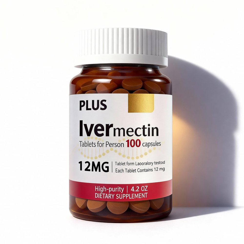 FAQBFJV Ivermectin Tablets for Person - 12mg 100 Tablets