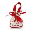 Small Flower Wrist Bag Bucket Bag Sweet Wedding Candy Drawstring Bag Portable Floral Festive Sugar Bag view 1