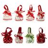 Small Flower Wrist Bag Bucket Bag Sweet Wedding Candy Drawstring Bag Portable Floral Festive Sugar Bag view 3