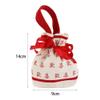 Small Flower Wrist Bag Bucket Bag Sweet Wedding Candy Drawstring Bag Portable Floral Festive Sugar Bag view 4