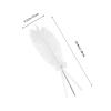 ERINGOGO Elegant White Vintage Quill Signature Pen for Wedding and Banquet Guest Book Signing, Smooth Writing with Ergonomic Metal Design, Guest Book Pen for Special Occasions view 2